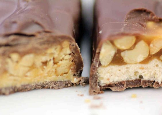 Frozen Snickers bars